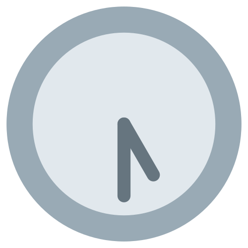 Five-Thirty as drawn by Twitter / X in Twemoji 1.0