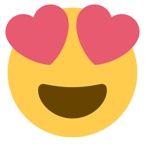 Smiling Face with Heart-Eyes, the previous design