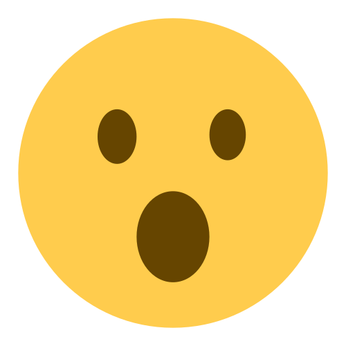 Face with Open Mouth, the previous design