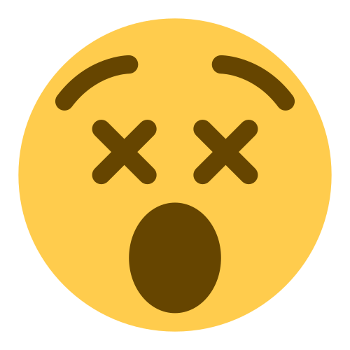 Face with Crossed-Out Eyes, the previous design