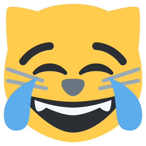 Cat with Tears of Joy, the previous design