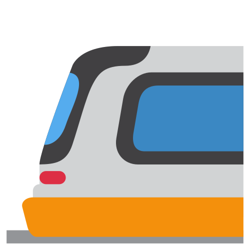 Light Rail as drawn by Twitter / X in Twemoji 1.0