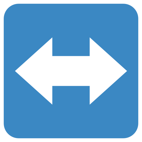 Left-Right Arrow as drawn by Twitter / X in Twemoji 1.0