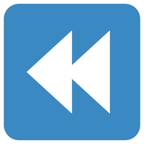Fast Reverse Button as drawn by Twitter / X in Twemoji 1.0