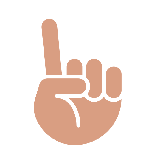 上指差し as drawn by Twitter / X in Twemoji 1.0