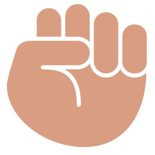 Raised Fist, the previous design