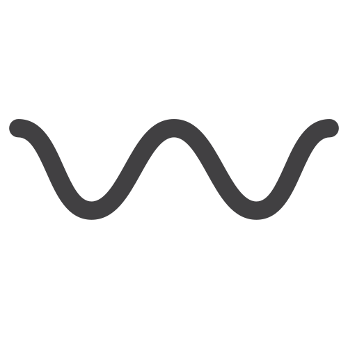 Wavy Dash as drawn by Twitter / X in Twemoji 1.0