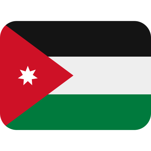 깃발: 요르단 as drawn by Twitter / X in Twemoji 12.0