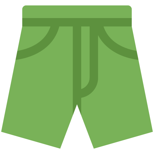 Shorts as drawn by Twitter / X in Twemoji 12.0