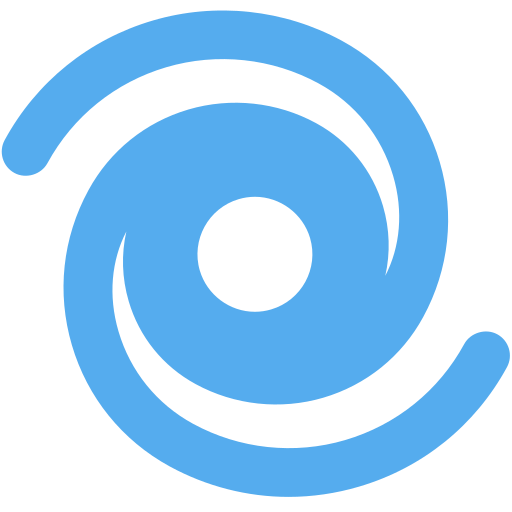 Cyclone as drawn by Twitter / X in Twemoji 13.0.2