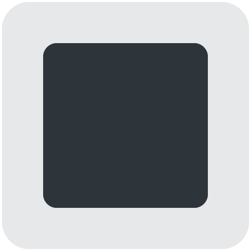 白枠四角 as drawn by Twitter / X in Twemoji 13.0.2