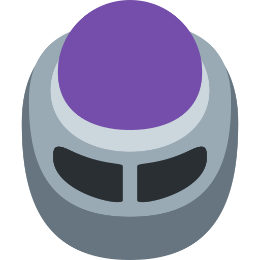 Trackball as drawn by Twitter / X in Twemoji 13.0.2