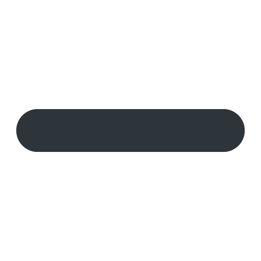 Minus as drawn by Twitter / X in Twemoji 13.1.1
