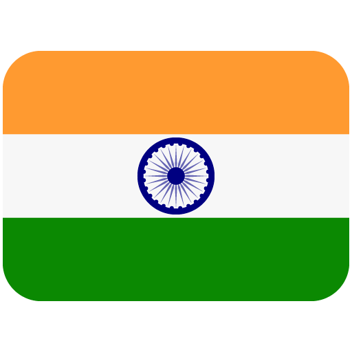 Flag: India as drawn by Twitter / X in Twemoji 14.0