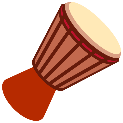 Long Drum as drawn by Twitter / X in Twemoji 14.0