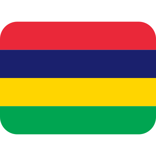 Flag: Mauritius as drawn by Twitter / X in Twemoji 15.0.1