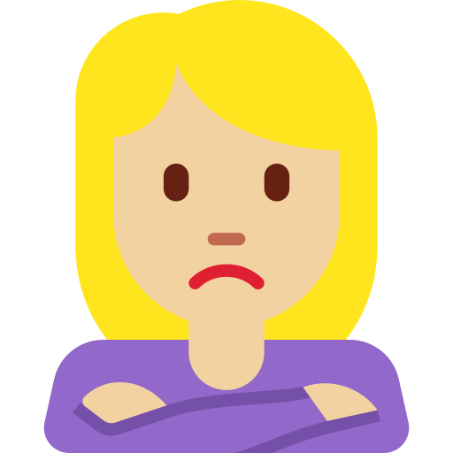 Woman Pouting: Medium-Light Skin Tone, the design in this release