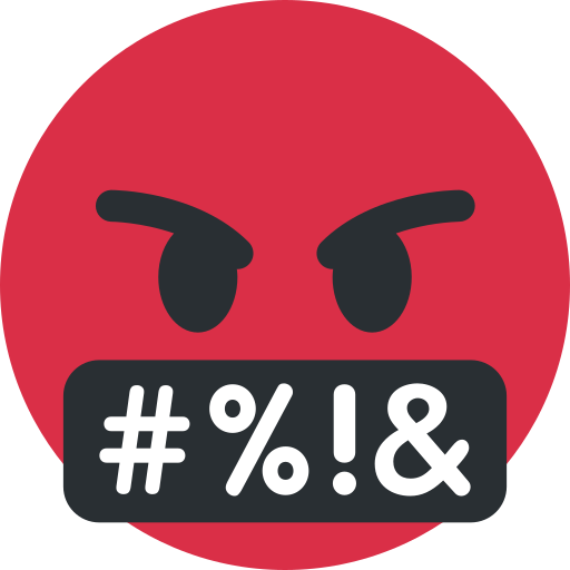 Face with Symbols on Mouth, the design in this release