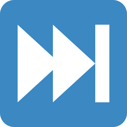 Next Track Button as drawn by Twitter / X in Twemoji 15.0.1