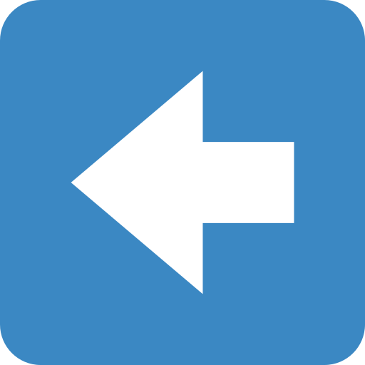 Left Arrow as drawn by Twitter / X in Twemoji 15.0.1
