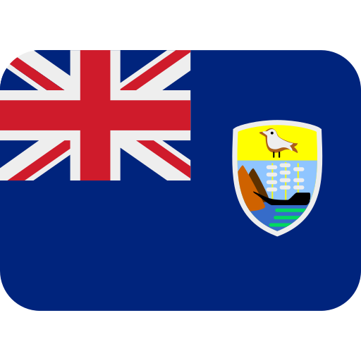 Flag: St. Helena as drawn by Twitter / X in Twemoji 15.0.2