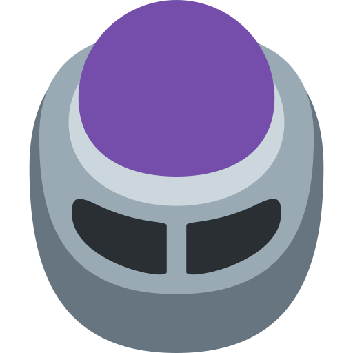 Trackball as drawn by Twitter / X in Twemoji 15.0.2