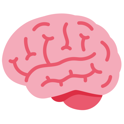 Brain as drawn by Twitter / X in Twemoji 15.0.2
