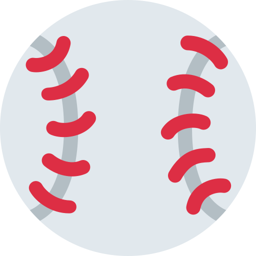 Baseball as drawn by Twitter / X in Twemoji 15.0.2