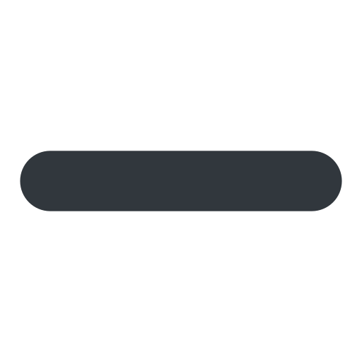 Minus as drawn by Twitter / X in Twemoji 15.0.2