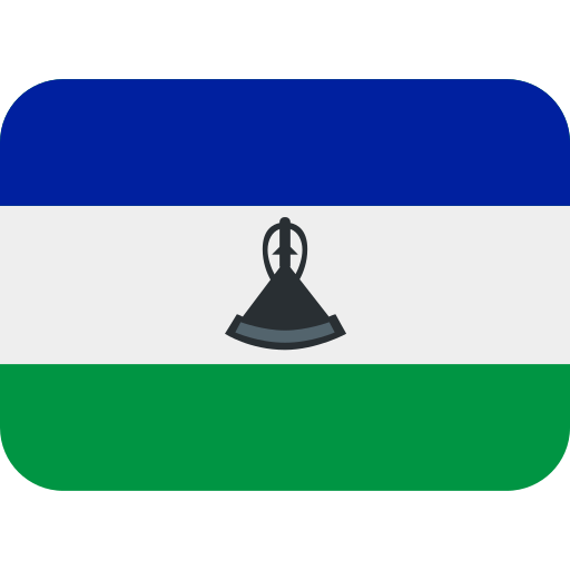 Flag: Lesotho as drawn by Twitter / X in Twemoji 15.0.3