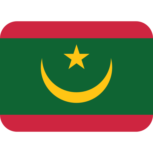 Flag: Mauritania as drawn by Twitter / X in Twemoji 15.0.3