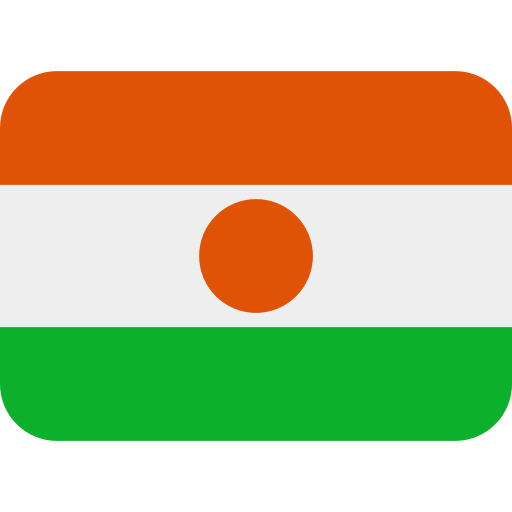 Flag: Niger as drawn by Twitter / X in Twemoji 15.0.3