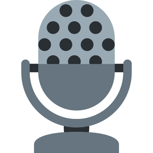 Studio Microphone as drawn by Twitter / X in Twemoji 15.0.3