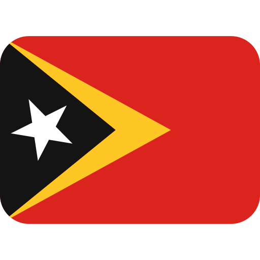 Flag: Timor-Leste as drawn by Twitter / X in Twemoji 15.0