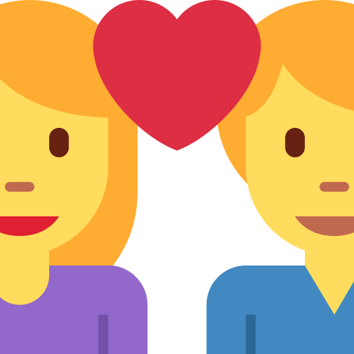 Couple with Heart, the previous design