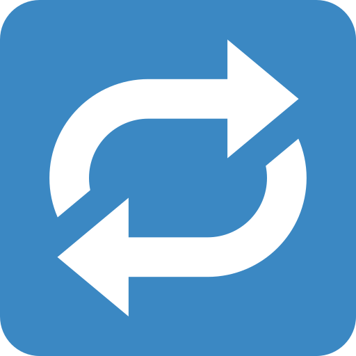 Repeat Button as drawn by Twitter / X in Twemoji 15.0