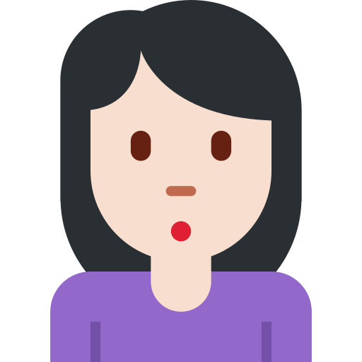 Woman Pouting: Light Skin Tone, the previous design