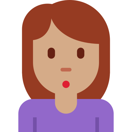 Woman Pouting: Medium Skin Tone, the previous design