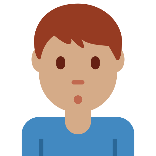 Man Pouting: Medium Skin Tone, the previous design