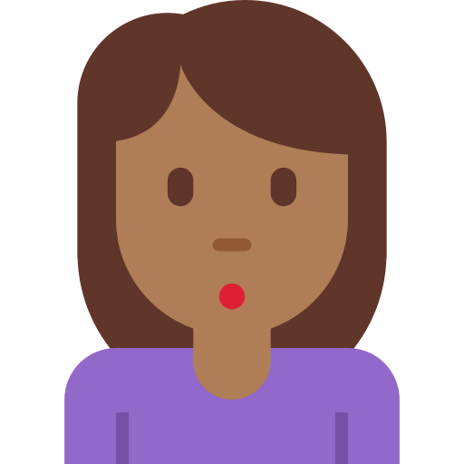Woman Pouting: Medium-Dark Skin Tone, the previous design