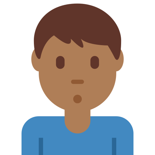 Man Pouting: Medium-Dark Skin Tone, the previous design