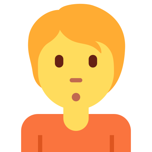 Person Pouting, the previous design