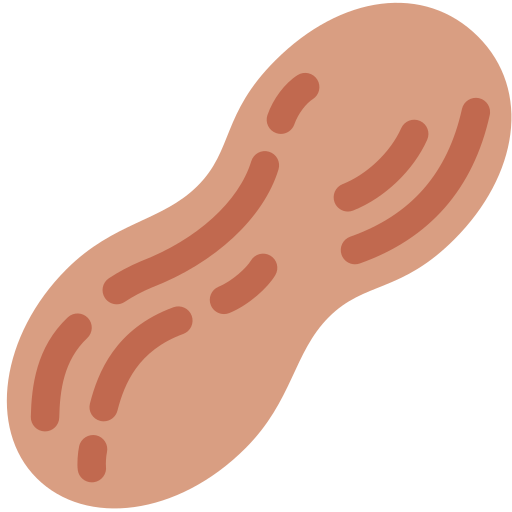 Peanuts as drawn by Twitter / X in Twemoji 15.0