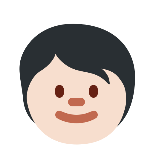 Child: Light Skin Tone, the previous design