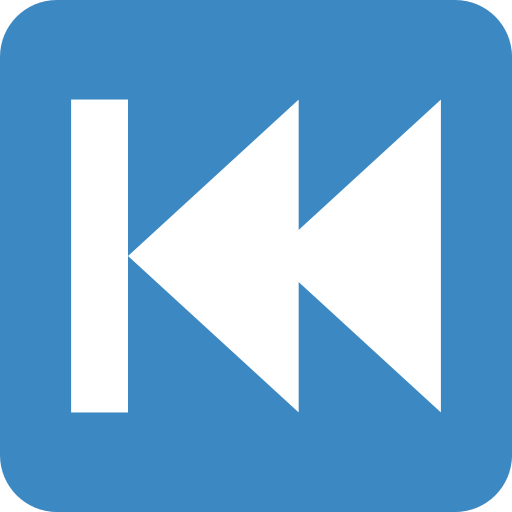 Last Track Button as drawn by Twitter / X in Twemoji 15.0