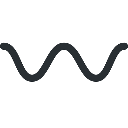 Wavy Dash as drawn by Twitter / X in Twemoji 15.0
