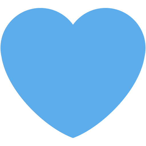 blue heart — Twitter / X
