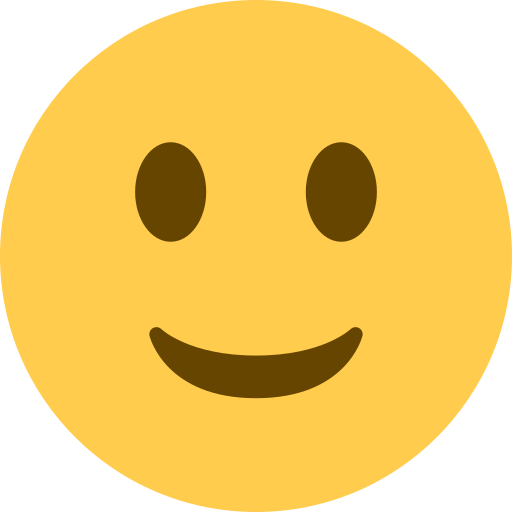 slightly smiling face — Twitter / X