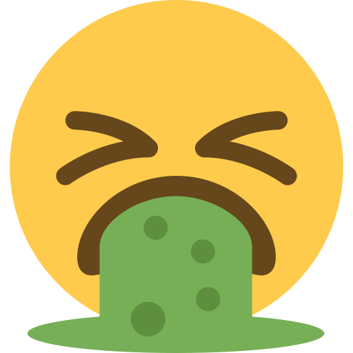 face vomiting — Twitter / X