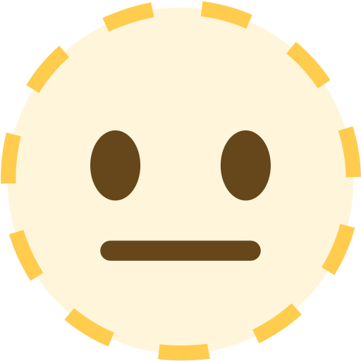 dotted line face — Twitter / X